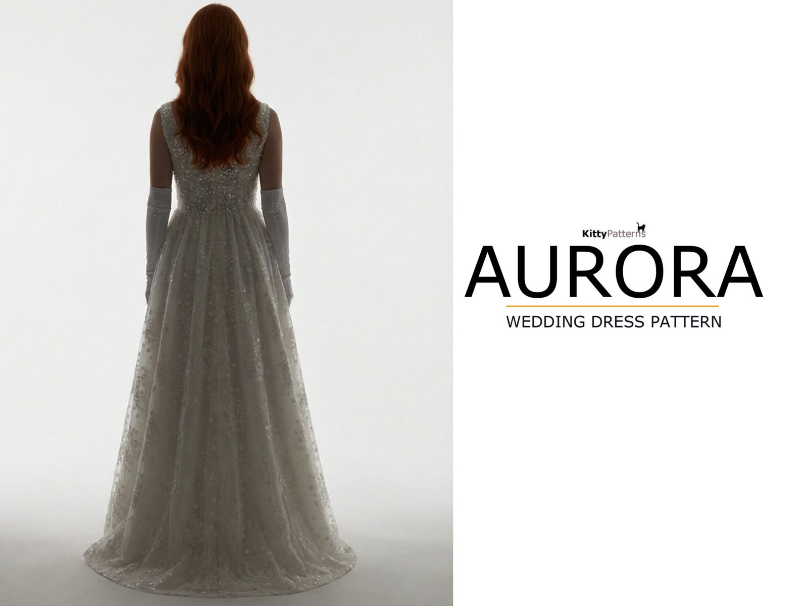 AURORA – Wedding Dress Pattern – KittyPatterns