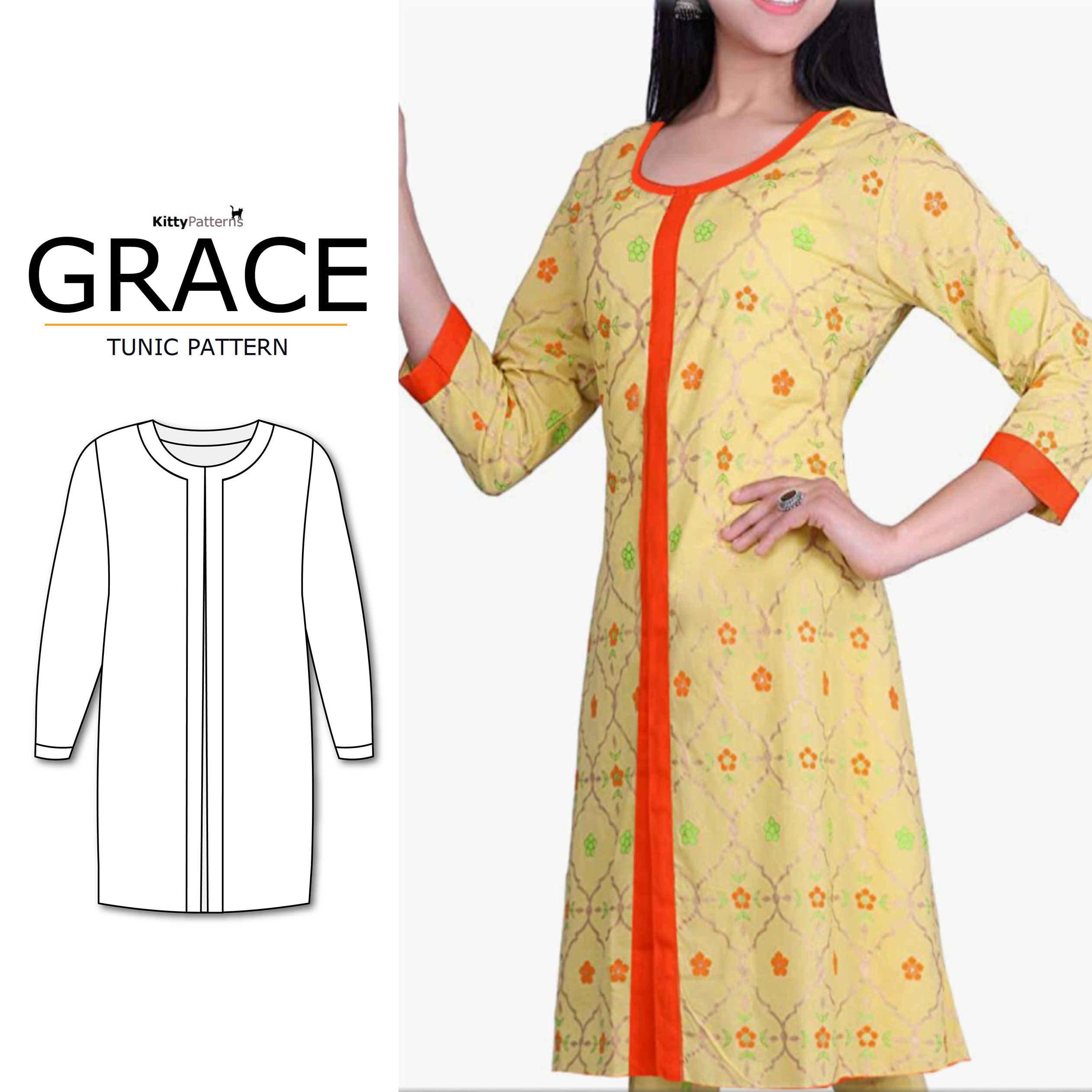 Yellow Kaifiyat Modal Chikankari Tunic Top - Thechikanlabel -  TheChikanLabel | Lucknow Chikankari Kurtis & Suits