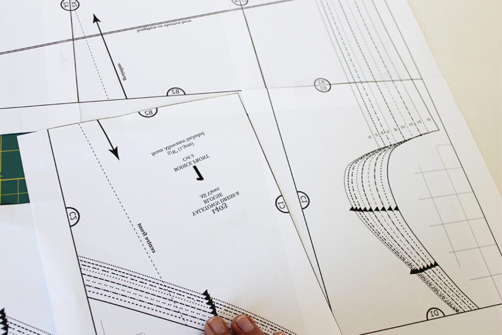 Printed PDF pattern