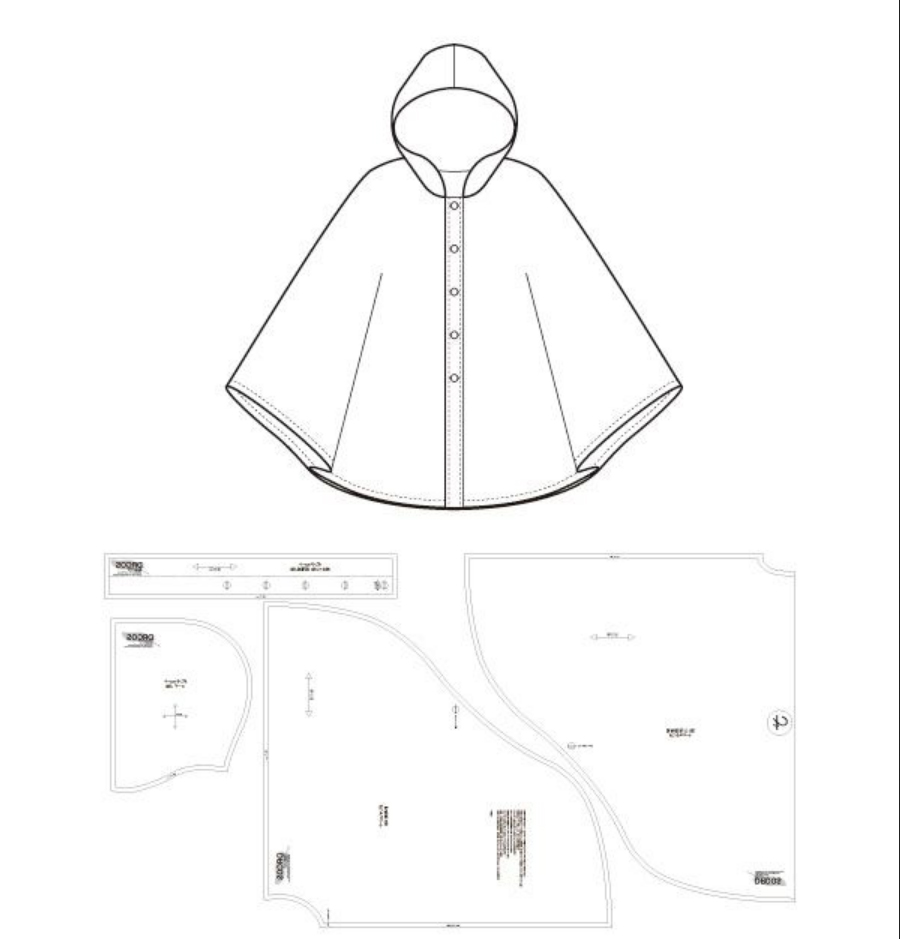 poncho sewing pattern