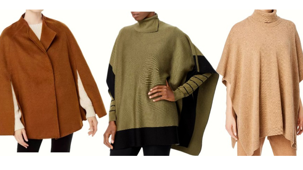 several ponchos in different shapes